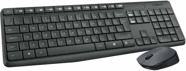 Logitech MK235 Full-Sized, 15 FN Keys, 3-Year Battery L...