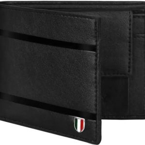 ilw Men Casual, Formal Black Artificial Leather Wallet