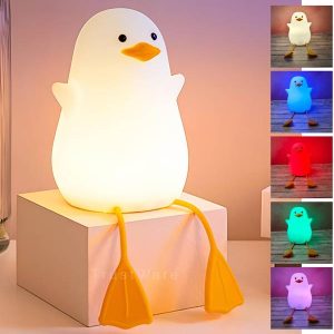 Trust Ware Silicone Duck Night Lamp Touch-Control LED L...
