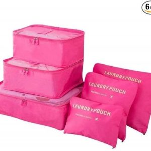 Uninest 6 Pcs Travel Organizer Pouch Packing Cubes for ...