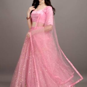 Webric Embellished, Self Design Semi Stitched Lehenga Choli