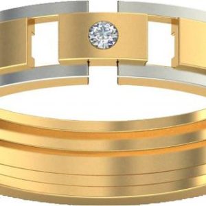 avsar AVR524YBR 14kt Cubic Zirconia Yellow Gold ring