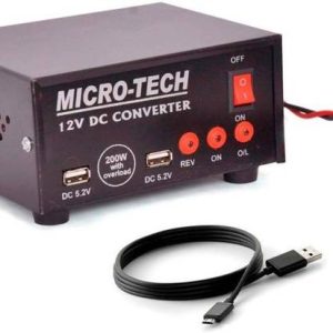 ERHIndia DC to AC Converter 12v with Two USB Ports and Free Mobi...