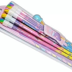 Sanchi Creation 12 Piece Sweet Time Wooden Pencil Top E...