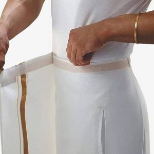 ZAAN FASHION 28 to 44 Inches Velcro White Cotton Pocket...