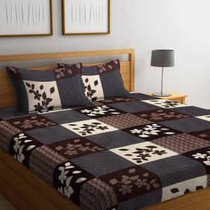 Fashion String 120 TC Microfiber Double Floral Flat Bed...