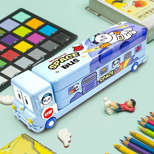 DEVEDITZ Branded Metal Double Decker Bus Shape Pencil B...
