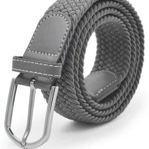 ZORO Men & Women Casual, Evening, Party Grey Canvas Belt