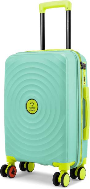 NASHER MILES Small Cabin Suitcase (55 cm) 8 Wheels - Goa Hard-sided ...