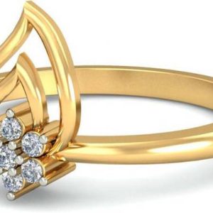 avsar AVR454 18kt Diamond Yellow Gold ring