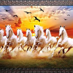 AARTKALA seven horse | seven horse photo frame | seven ...