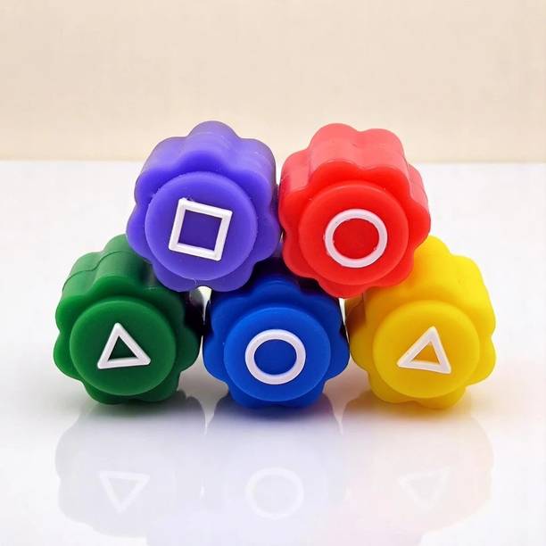 Gift Collection Gonggi Game Set Plastic Stone Playing P...