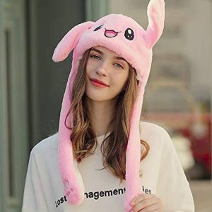 PATPAT Interactive Bunny Ear Hat Girls Kids Women Plush...