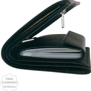 TAQWA Men Casual Black Artificial Leather RFID Wallet
