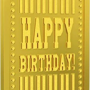 Aspect Bullion & Refinery Happy Birthday - D4 HB-D4-006 24 (999) K 10 g Gold Bar
