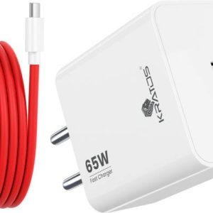 Kratos 65 W Quick Charge 3 A Wall Charger for Mobile wi...