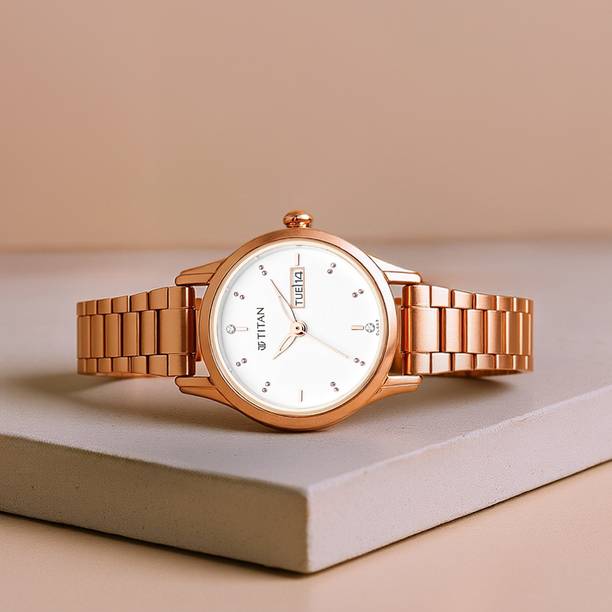 Titan Lagan 2021-22 Analog Watch - For Women 95014WM01, NT26...