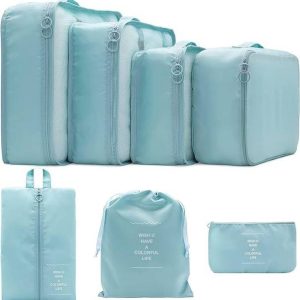 DREHOTRY Packing Cubes for Suitcase - 7 Pcs Travel Cube...