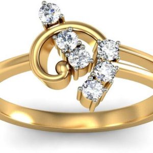 avsar AVR489YA 18kt Diamond Yellow Gold ring