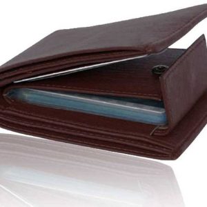 ShopMore Men Casual Brown Artificial Leather Card Holder