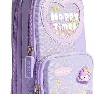 AR Jouiet Mansion 3 Layer Soft Pencil Pouch School Stat...