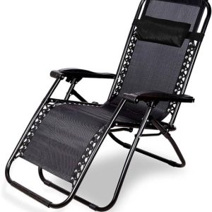 AshandRoh Portable and Foldable Recliner Chair for Rest...