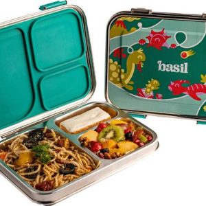 BASIL Bento Box - Lunch Box for Kids| Stainless Steel| ...