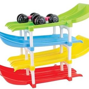 Tarak 4 Level Ramp Race Gift for Kids | 2 Cars