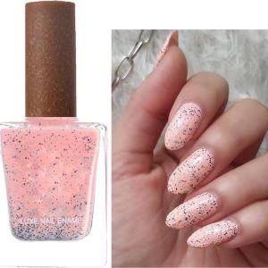 tanvi27 High Shine Gloss Nail Polish Crumble Peach fini...