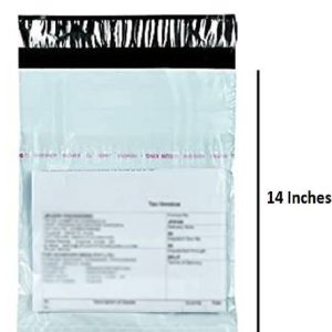 FeelBlue Tamper Proof Courier Bags Plain Pouches with P...