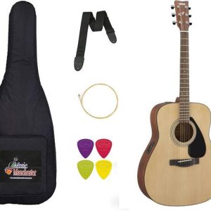 YAMAHA FX280 Natural with Padded Bag, String, Belt, Ple...