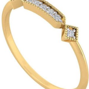 Diamtrendz Jewels Certified Real Diamond 18kt Diamond Y...
