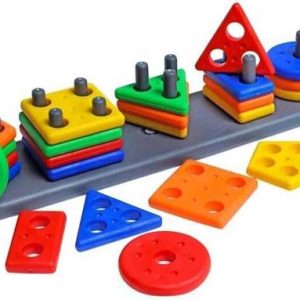 KEATON Geometric Angle Blocks Sorting Stacking Color St...