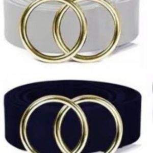 Hapani Fashion Women Casual White, Black Genuine Leather Belt