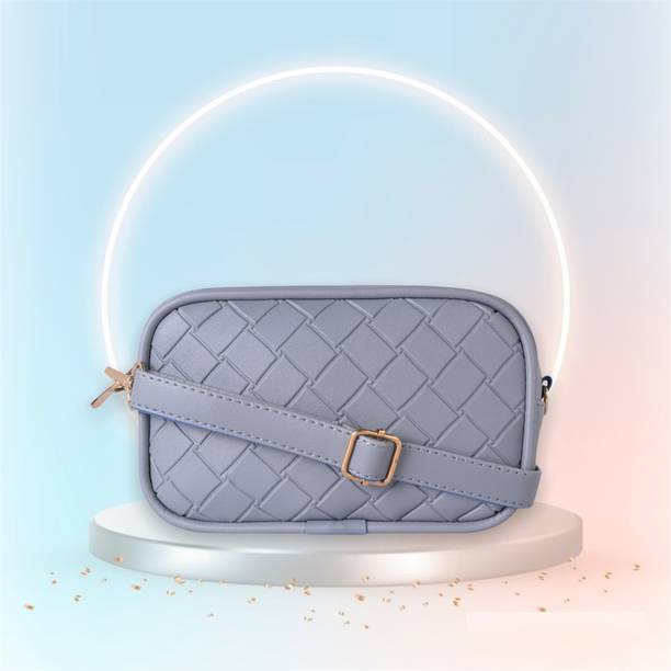 Pramadda Pure Luxury Blue Women Sling Bag Stylish Crossbody Vegan Leather Pu...