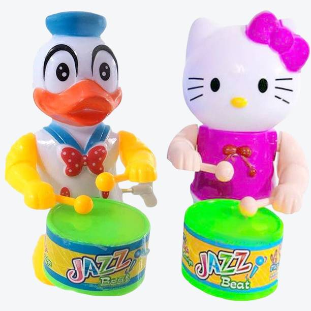 ROSEFAIR Drummer Toy with Drumming and Dancing Action f...