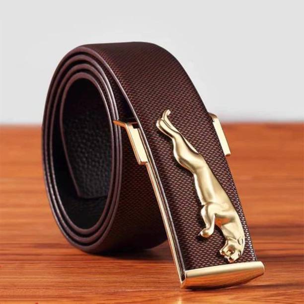 LUXURY LEATHER Boys Formal, Party, Casual, Evening Brown Artificial Le...
