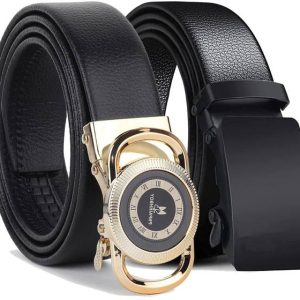 Daller Men & Women Casual, Evening, Formal, Party Black Genuin...