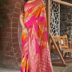 MANOHARI Woven Banarasi Jacquard Saree