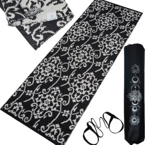 house of handmade Handwoven Cotton Yoga Mat for Men & W...