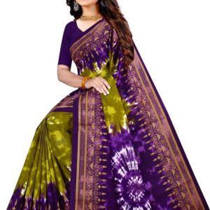 ARTFULTHREADS Printed Sambalpuri Pure Cotton Saree