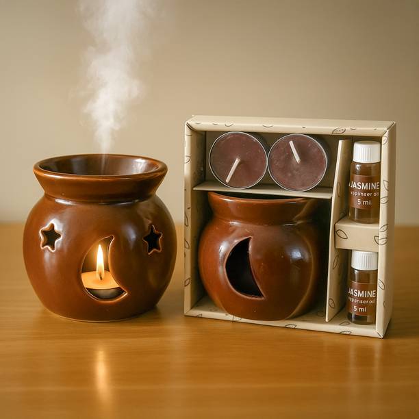 Floryn decor Jasmine Diffuser Set Ceramic Oil Diffuser ...