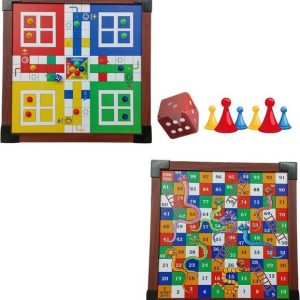 Fast Rush Ludo Board Game Snake & Ladders Board Game (2...
