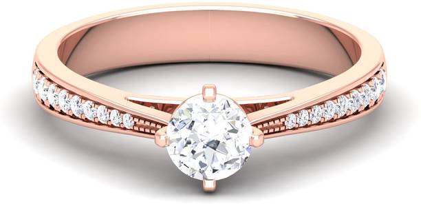 avsar R-3707 14kt Cubic Zirconia Rose Gold ring