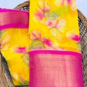 NavSarjan Floral Print, Printed Daily Wear Pure Cotton, Art Silk ...