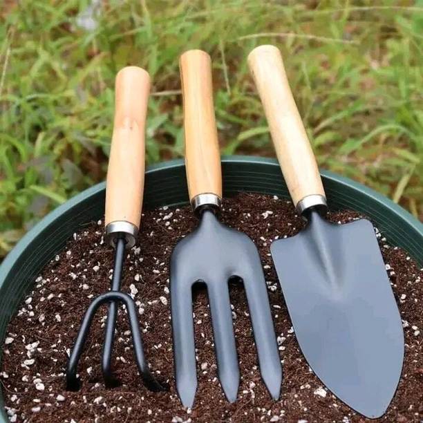 MESWAN Gardening Tool Kit Trowel, Hand Fork & Cultivato...