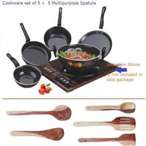 cookpro 10PCS_COOKWARE_SPATUALA_WITHOUT LID Induction B...