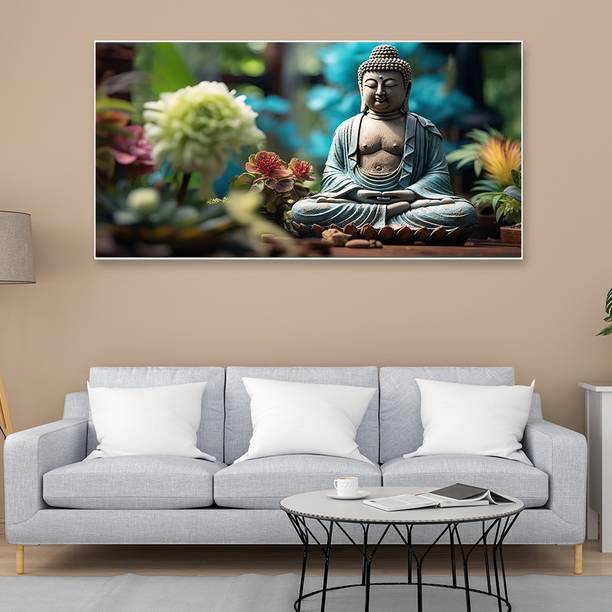 Dekorstation Buddhist Statue Meditates in Tranquil Posi...