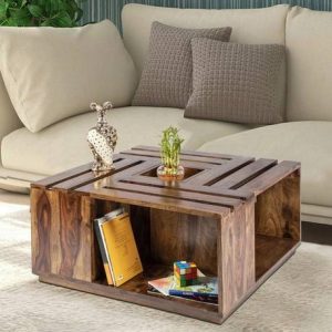 Cherry Wood Rosewood ( Sheesham ) Solid Wood Coffee Tab...