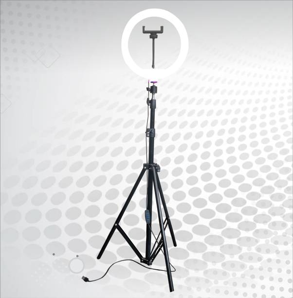 airtech 10" Selfie Ring Light with 7 Feet Stand & Phone...